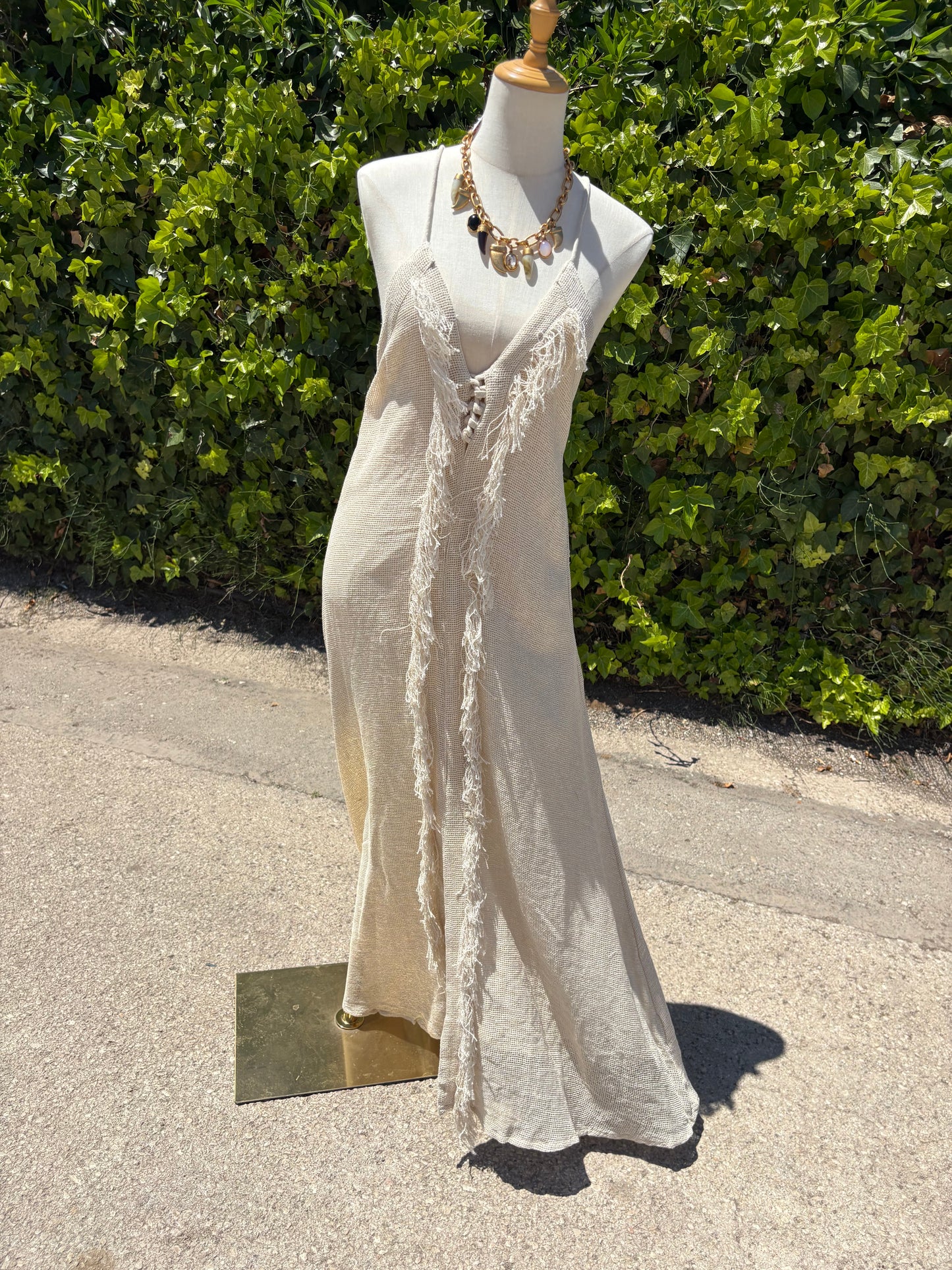 Boho halter dress