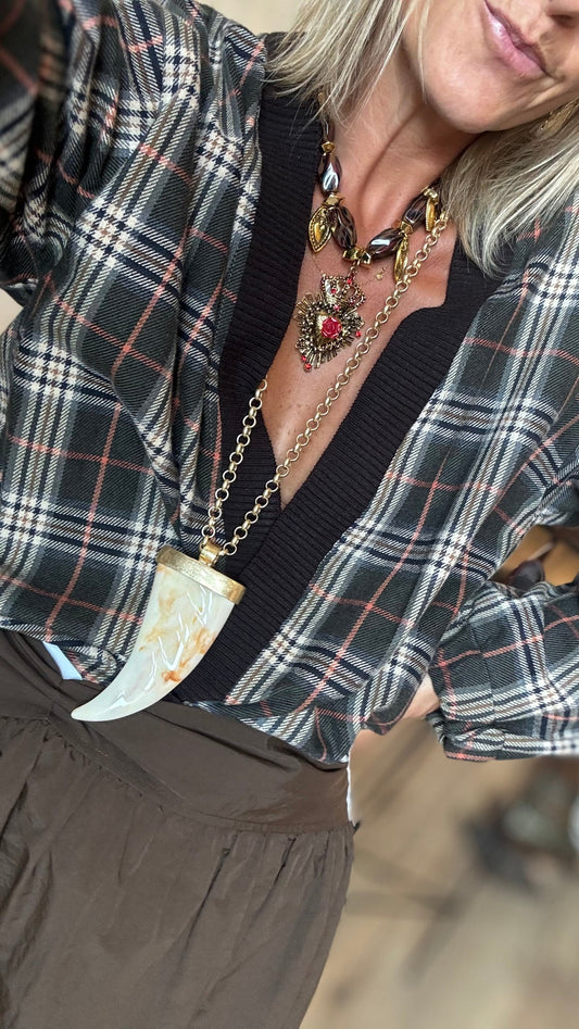 Tusk necklace