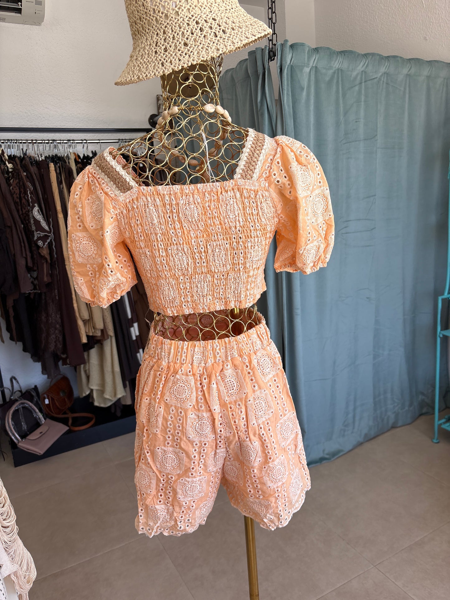 Broderie Anglaise Co-Ord Set