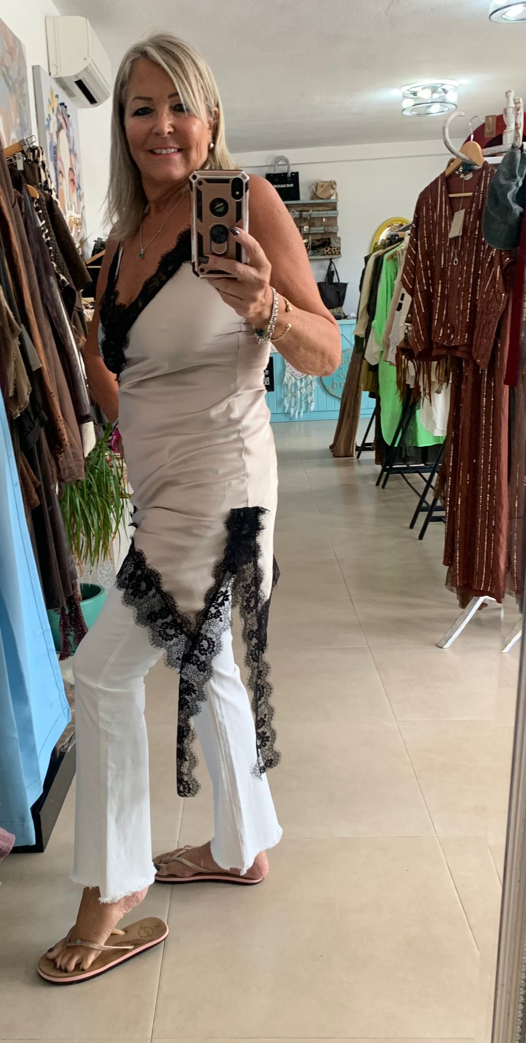 Assymetric cami dress