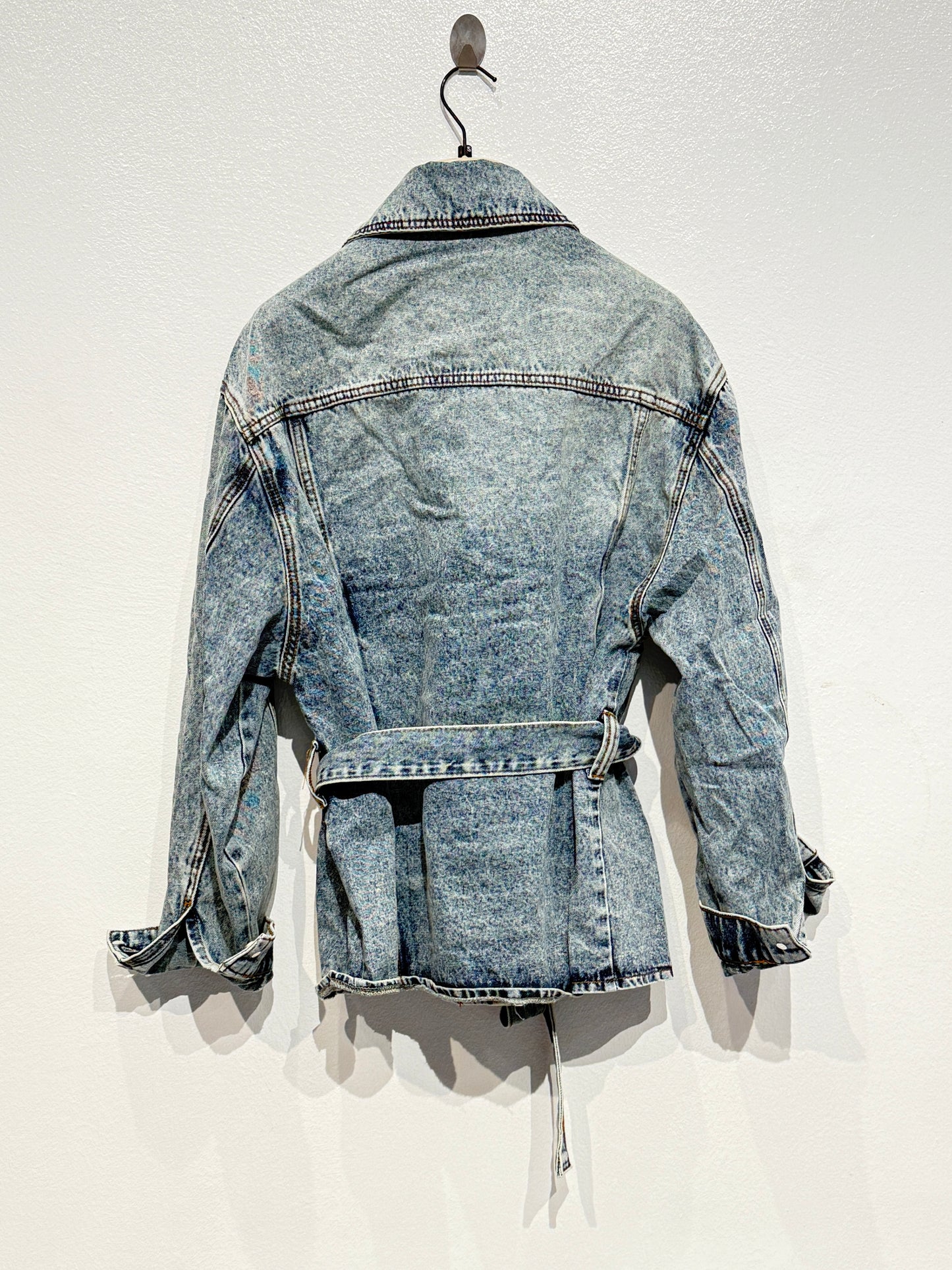 The belted denim one