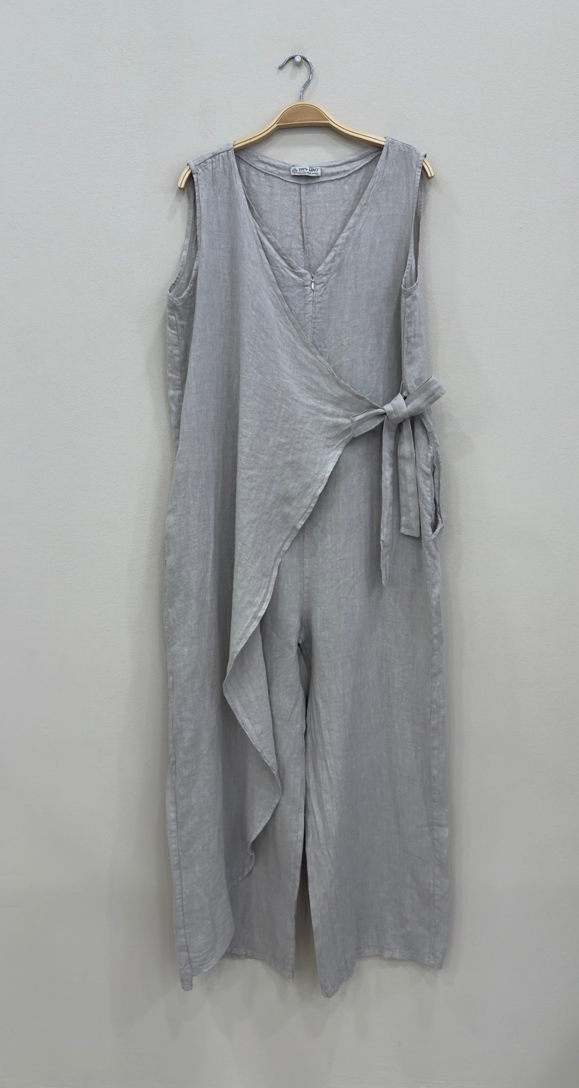 Linen cross over mono
