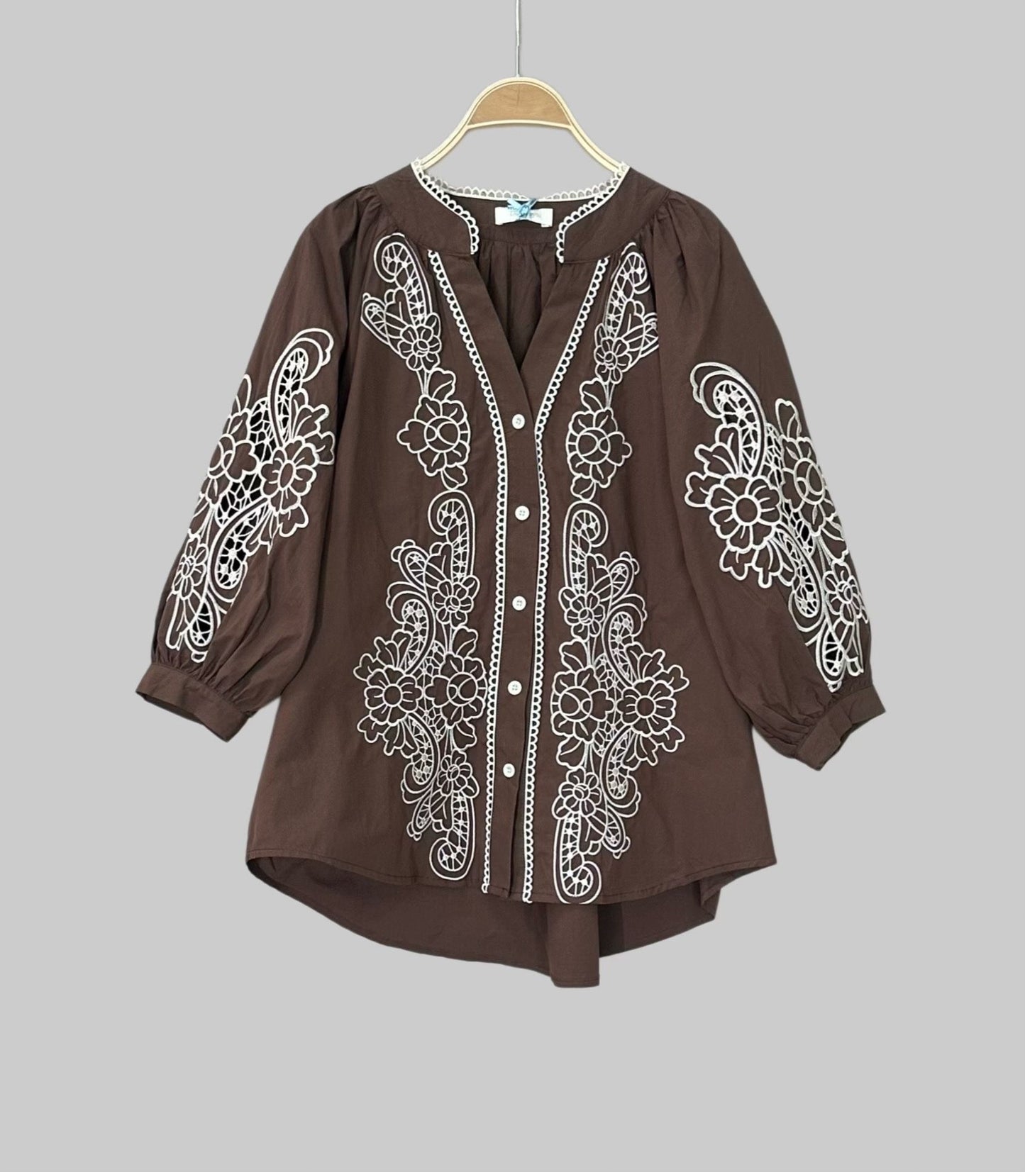 Embroidered Cotton Shirt
