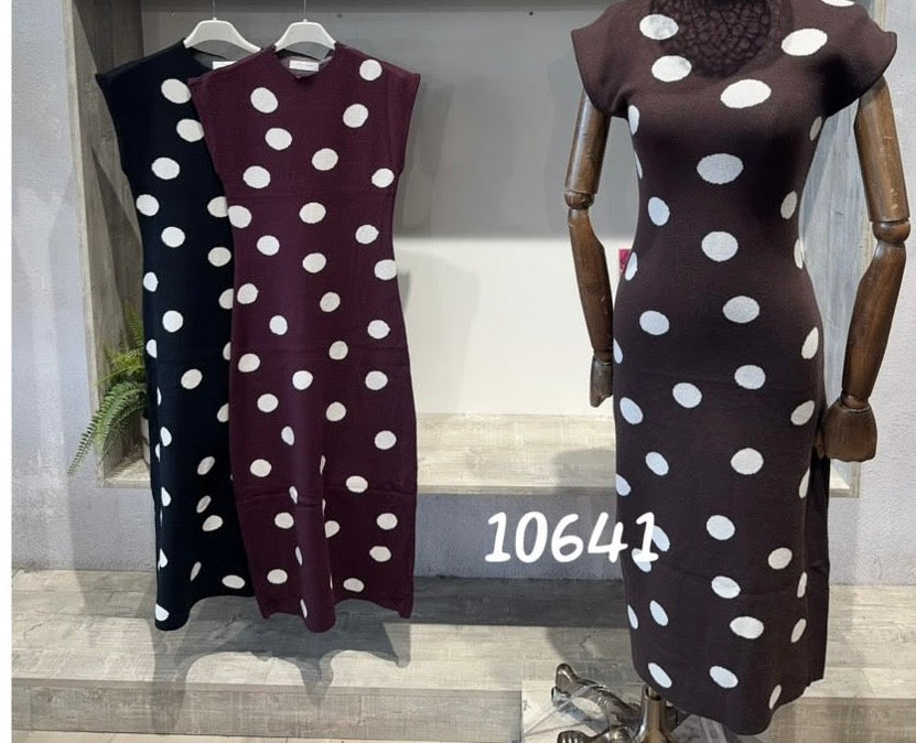 Polka Dot Midi Dress
