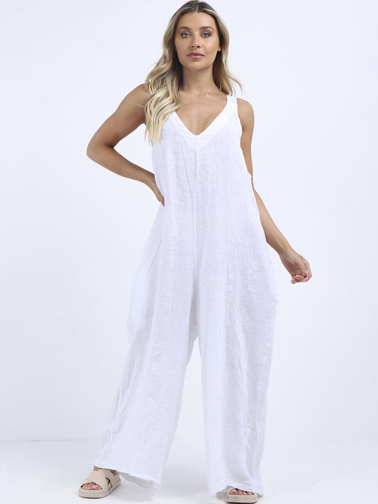 Oversized linen mono