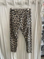 Leopard harem pants