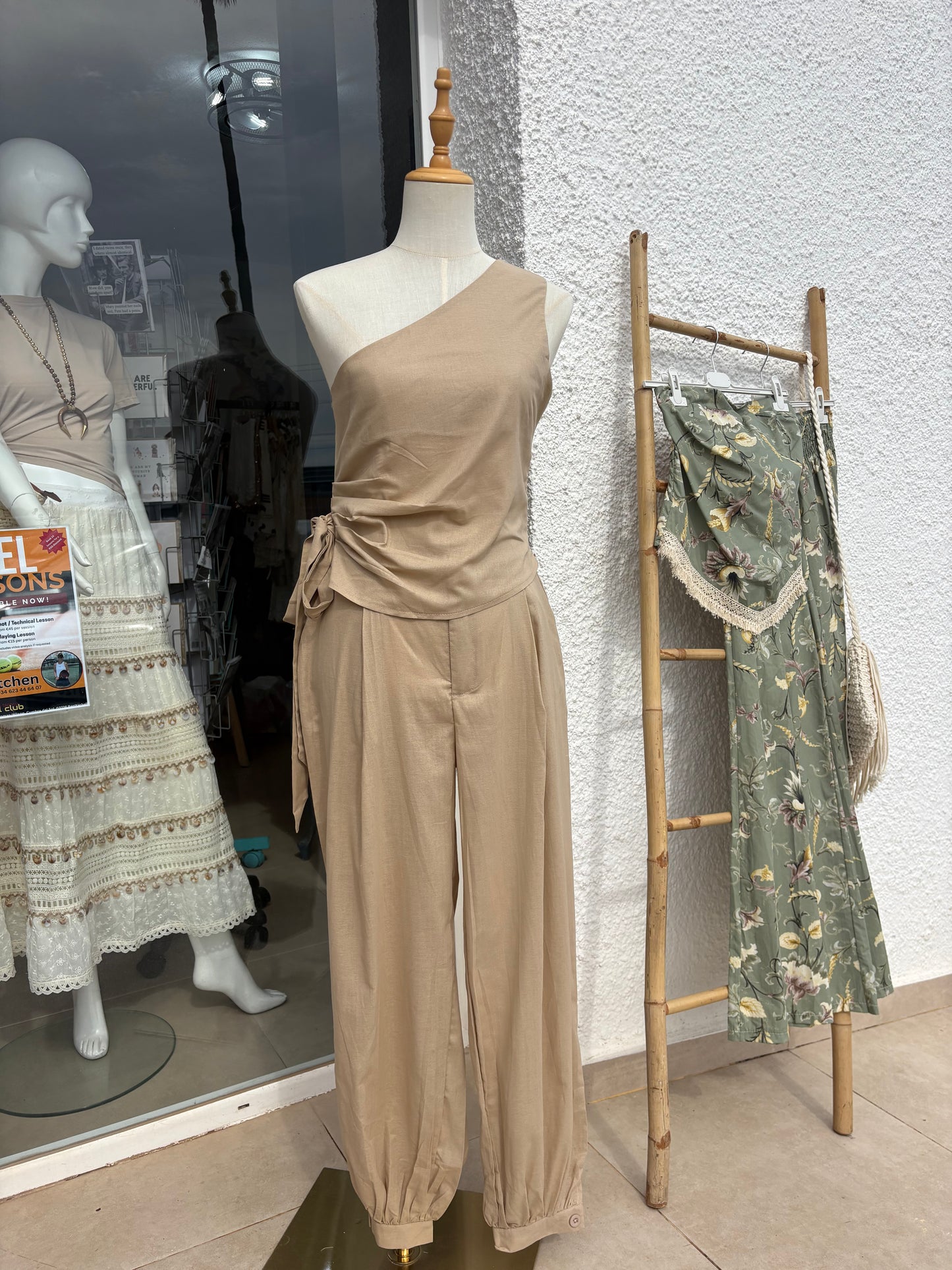 One shoulder 2 piece