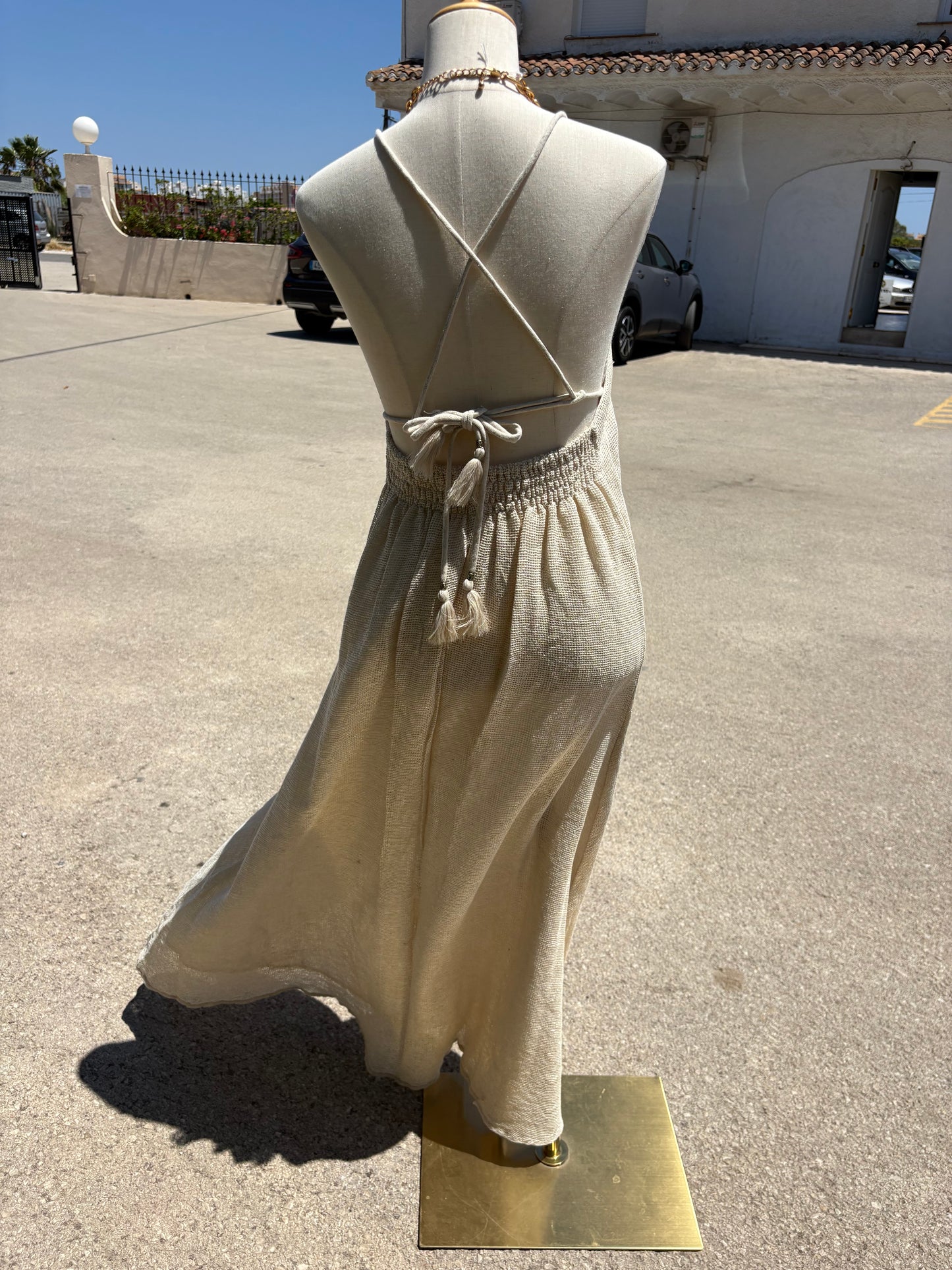 Boho halter dress