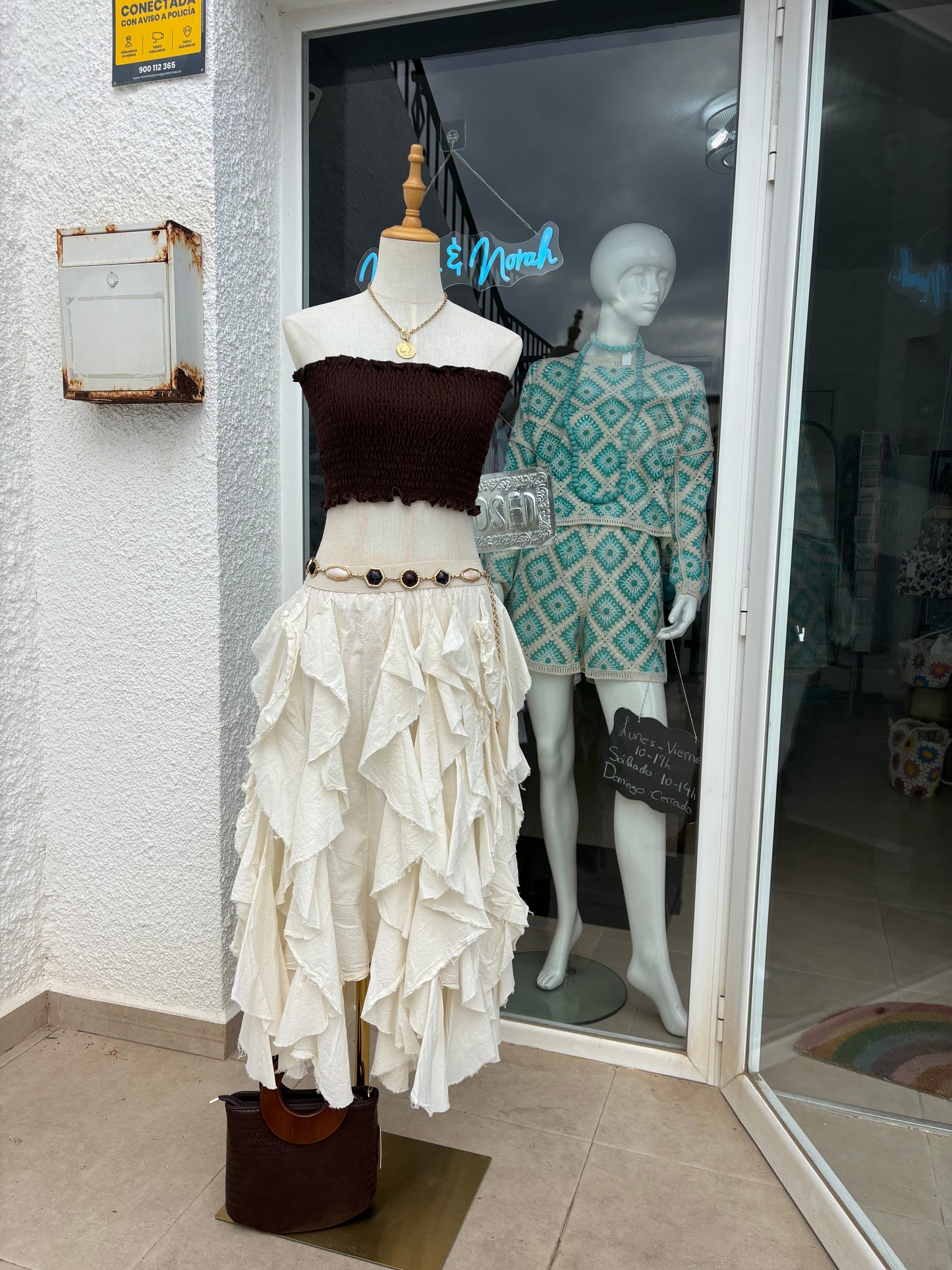 Cascading Ruffle Skirt