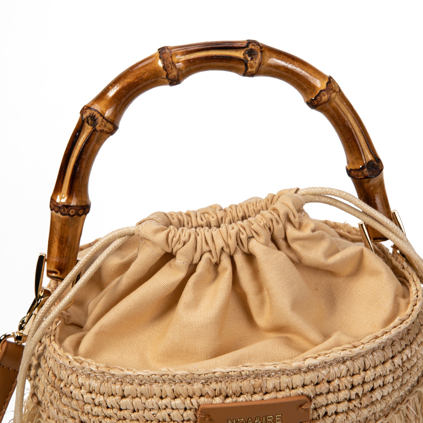 Raffia and bamboo cutie