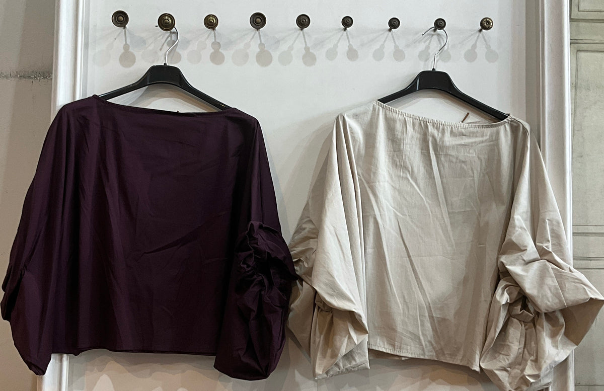 Ballon sleeve blouse