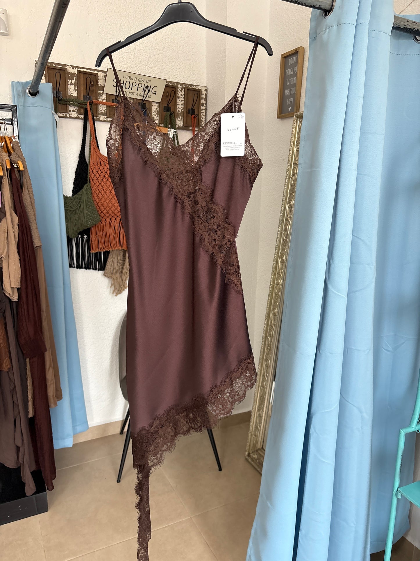 Assymetric cami dress