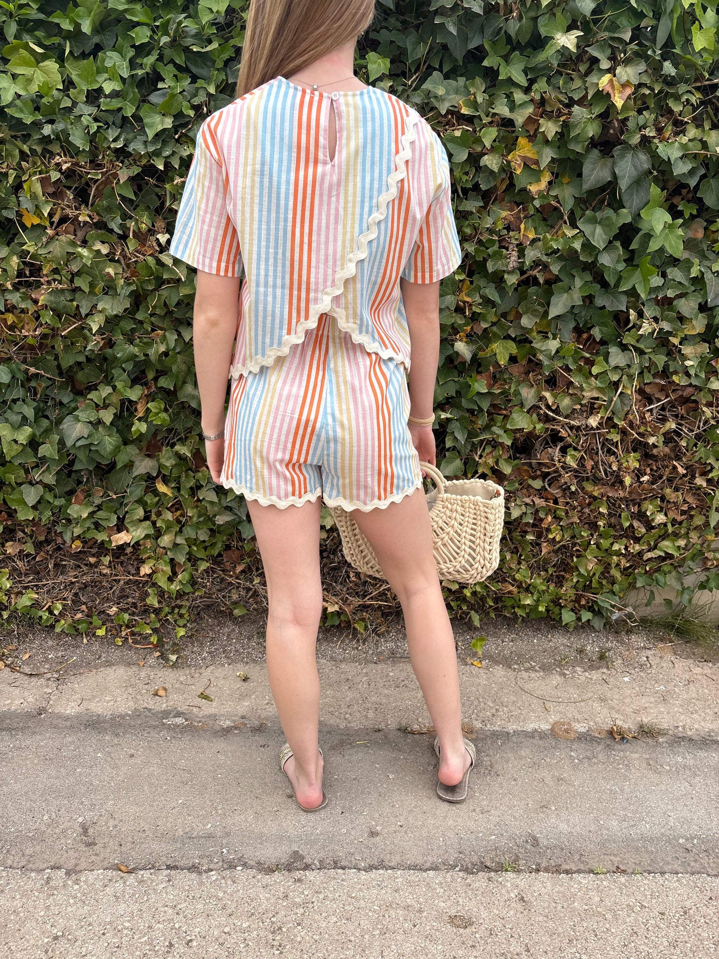 Stripes and waves shorts
