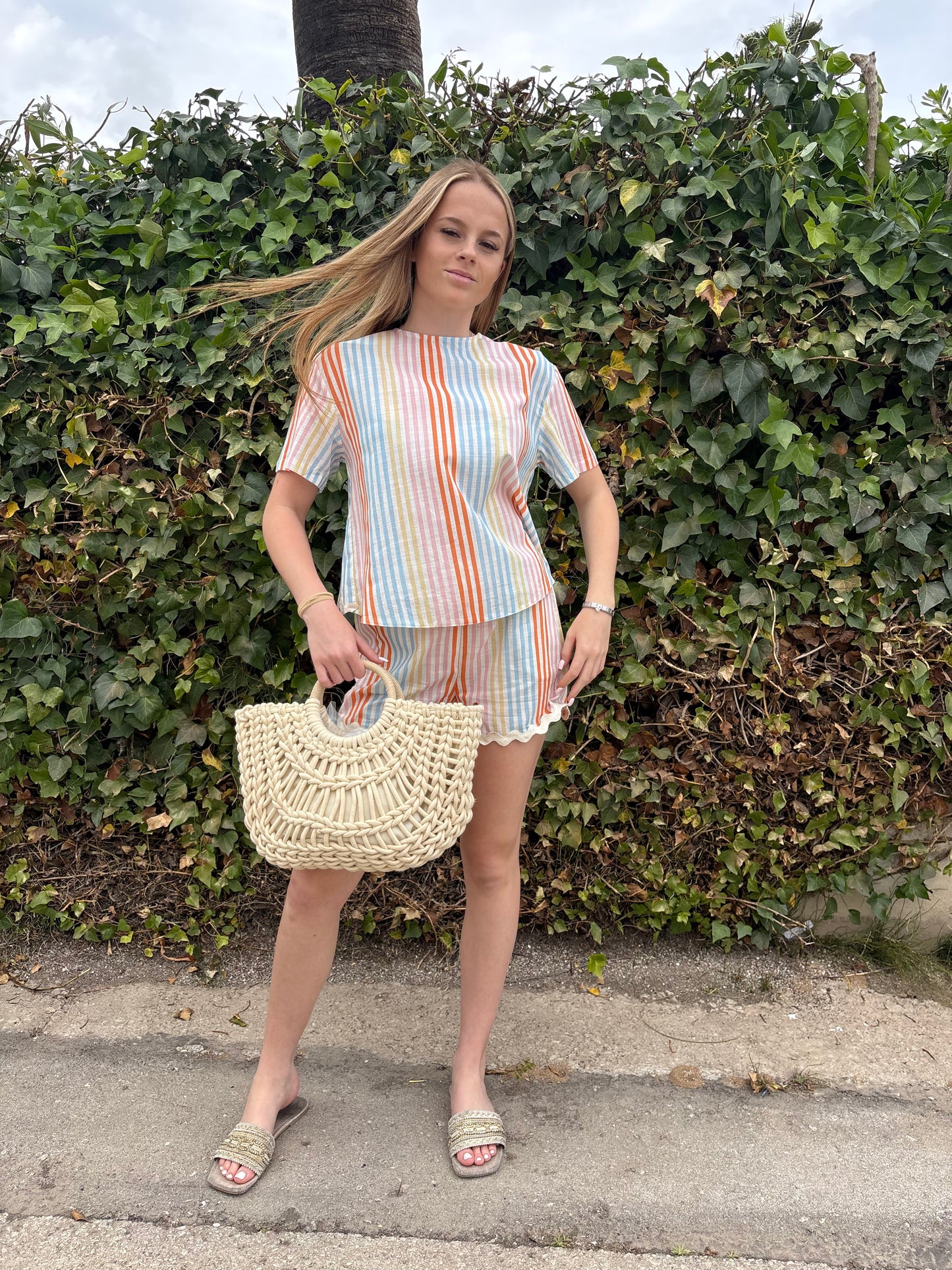 Stripes and waves shorts