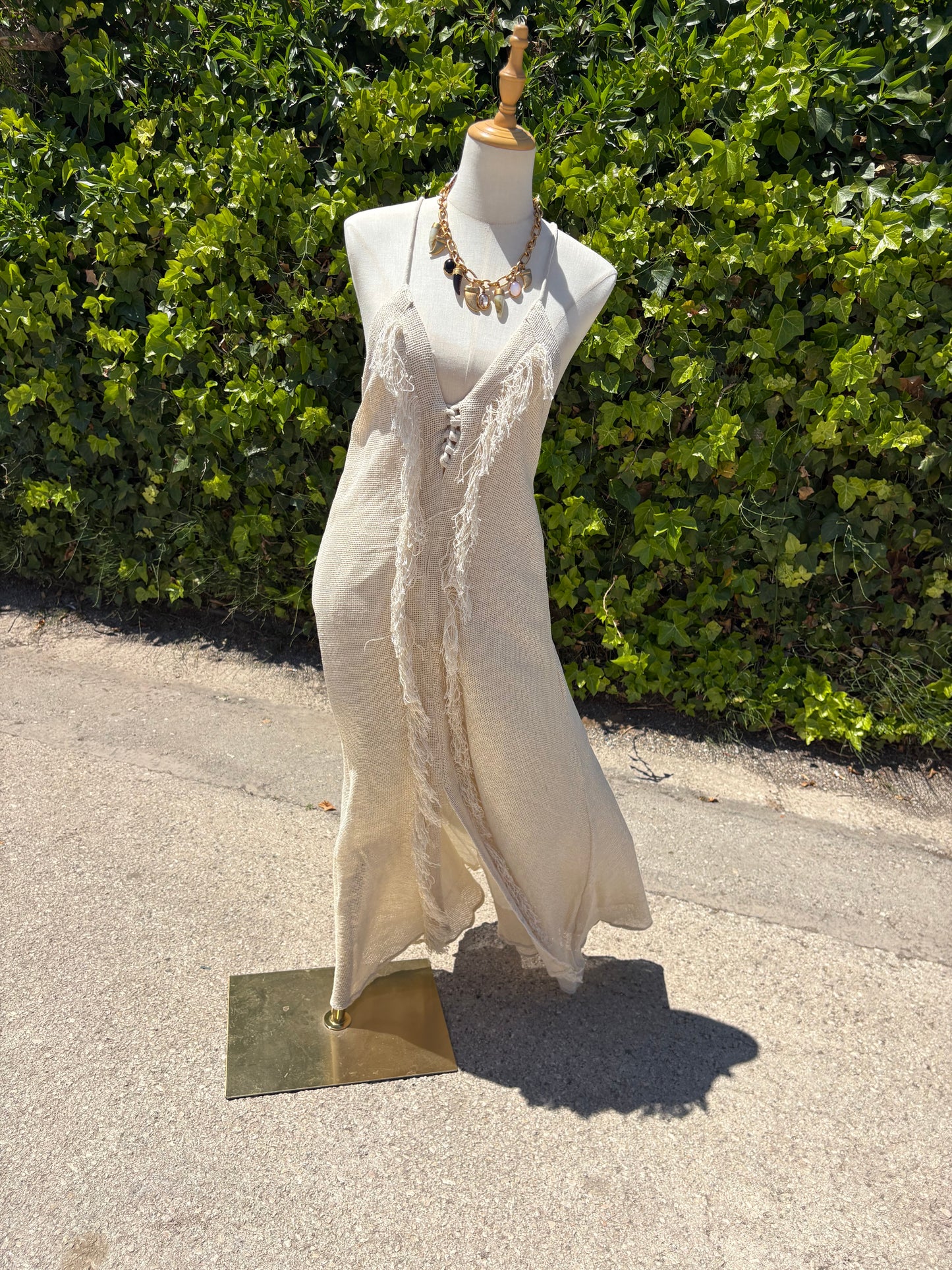 Boho halter dress