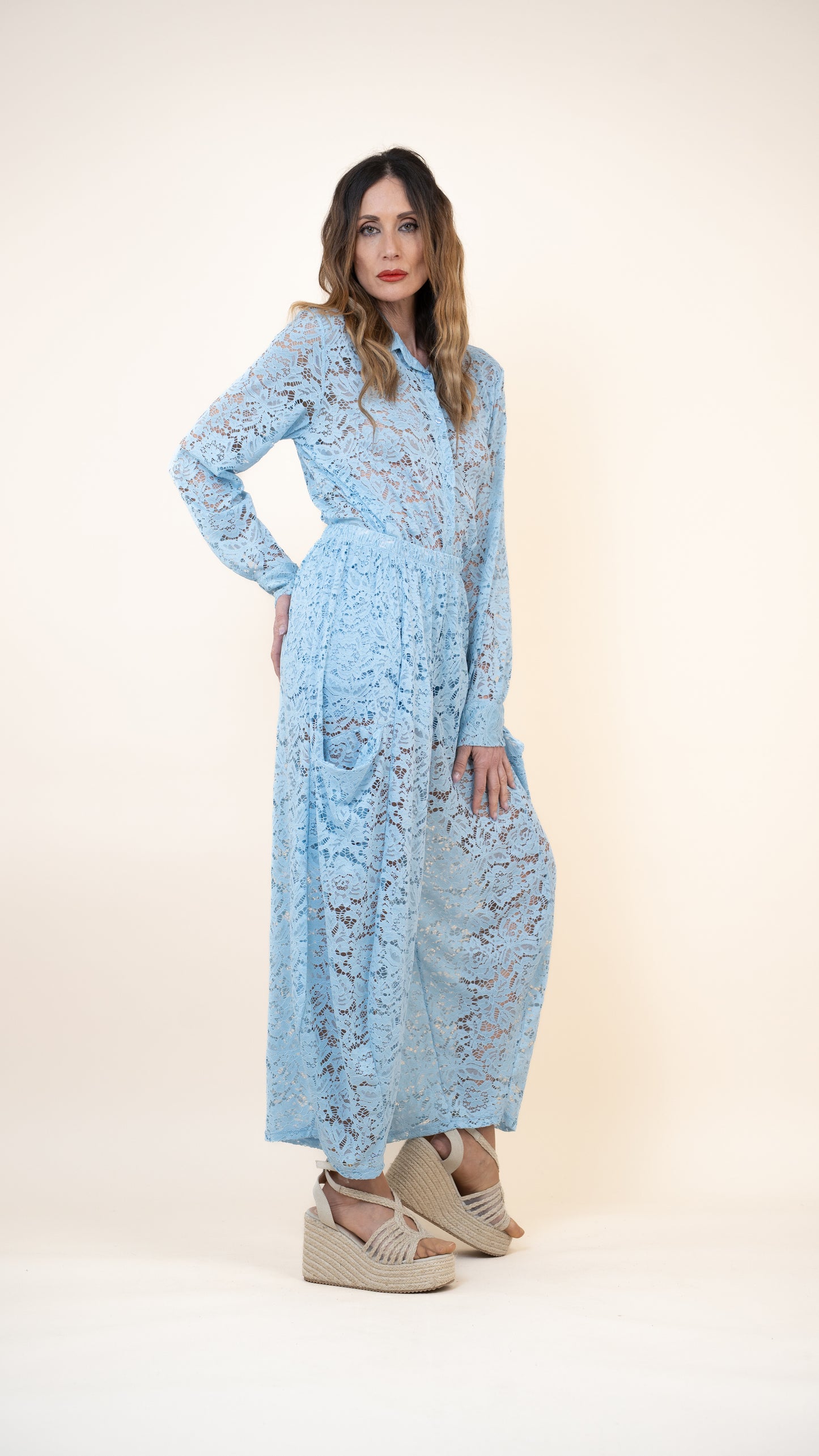 Lace trousers