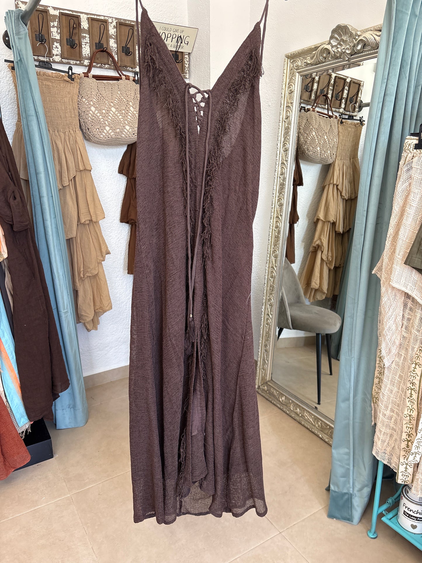 Boho halter dress