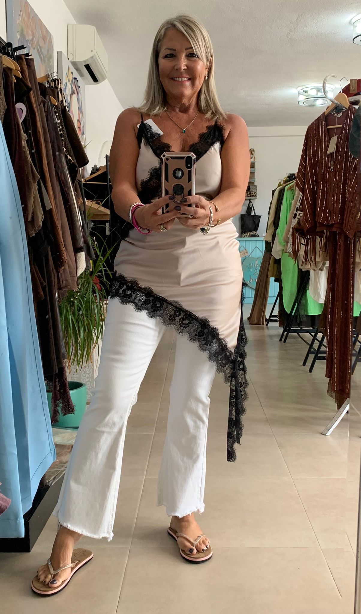 Assymetric cami dress