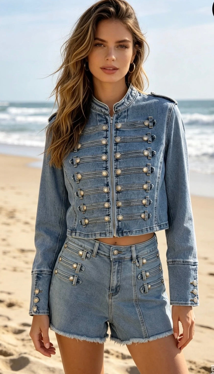 Napoleon denim shorts