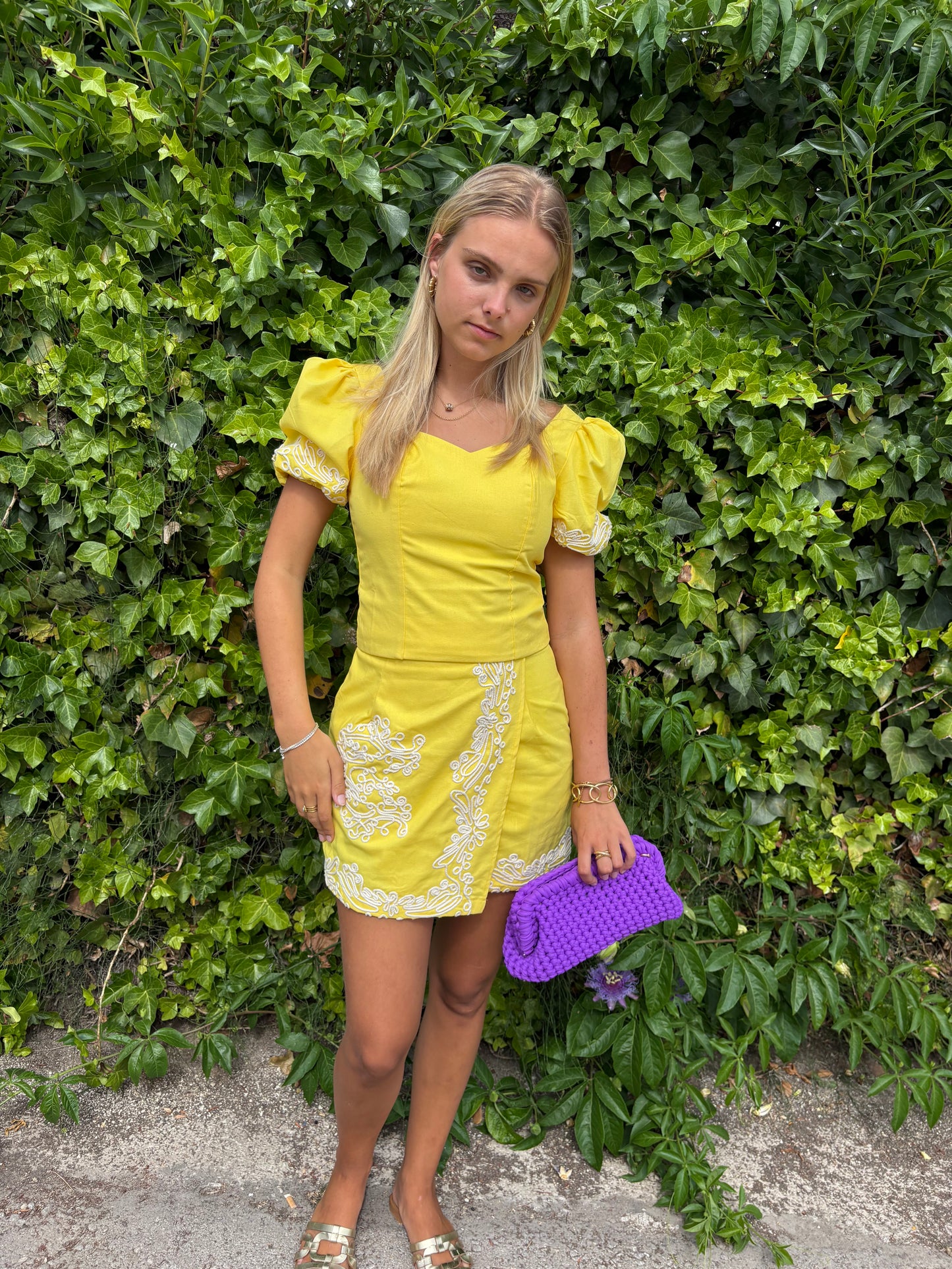 Embroidered Co-ord Set