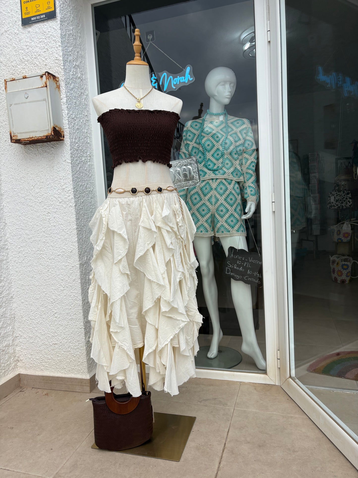 Cascading Ruffle Skirt