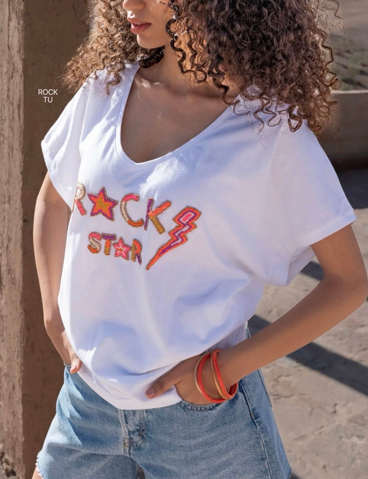 Rock star Vneck T