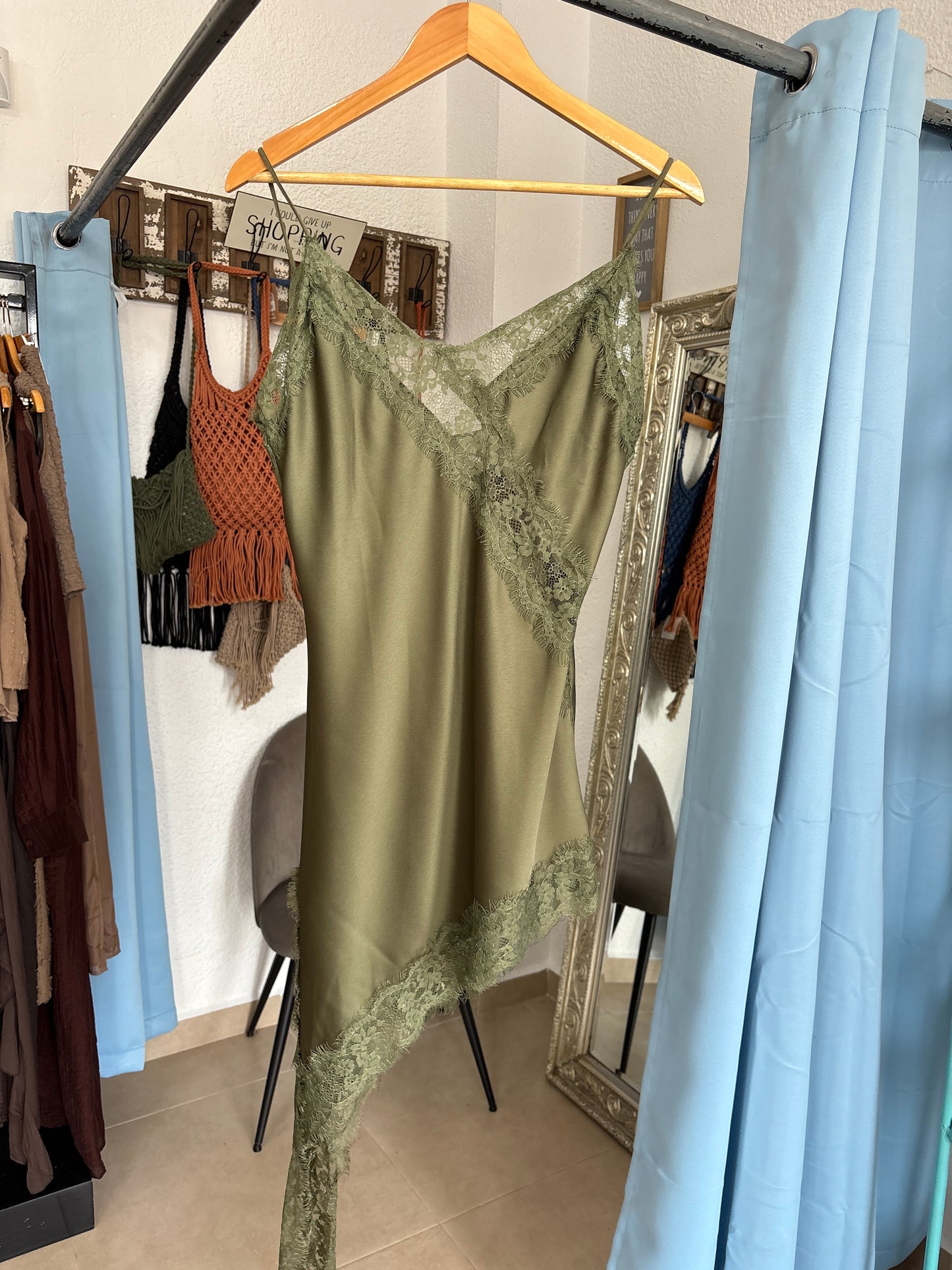 Assymetric cami dress