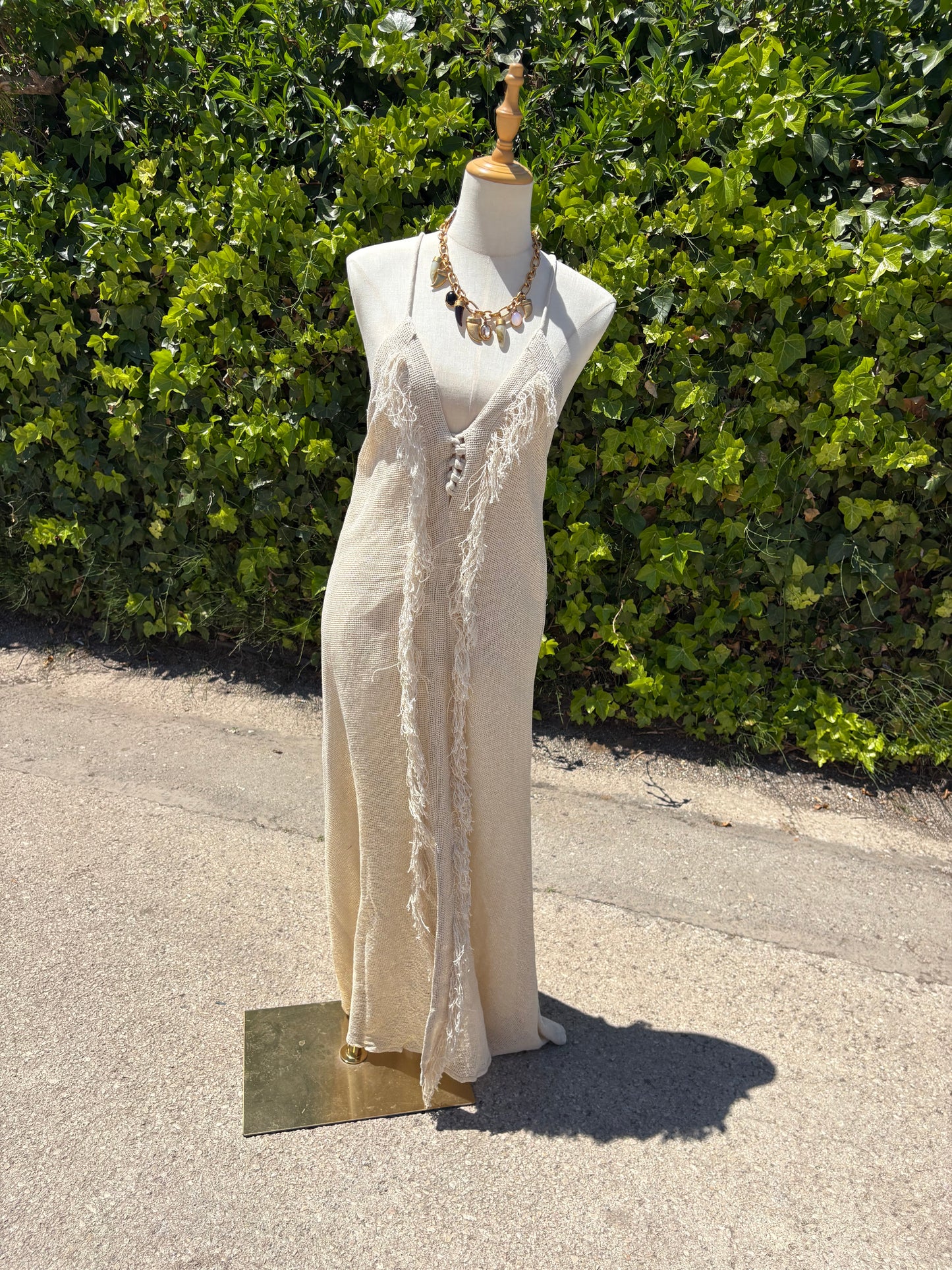 Boho halter dress