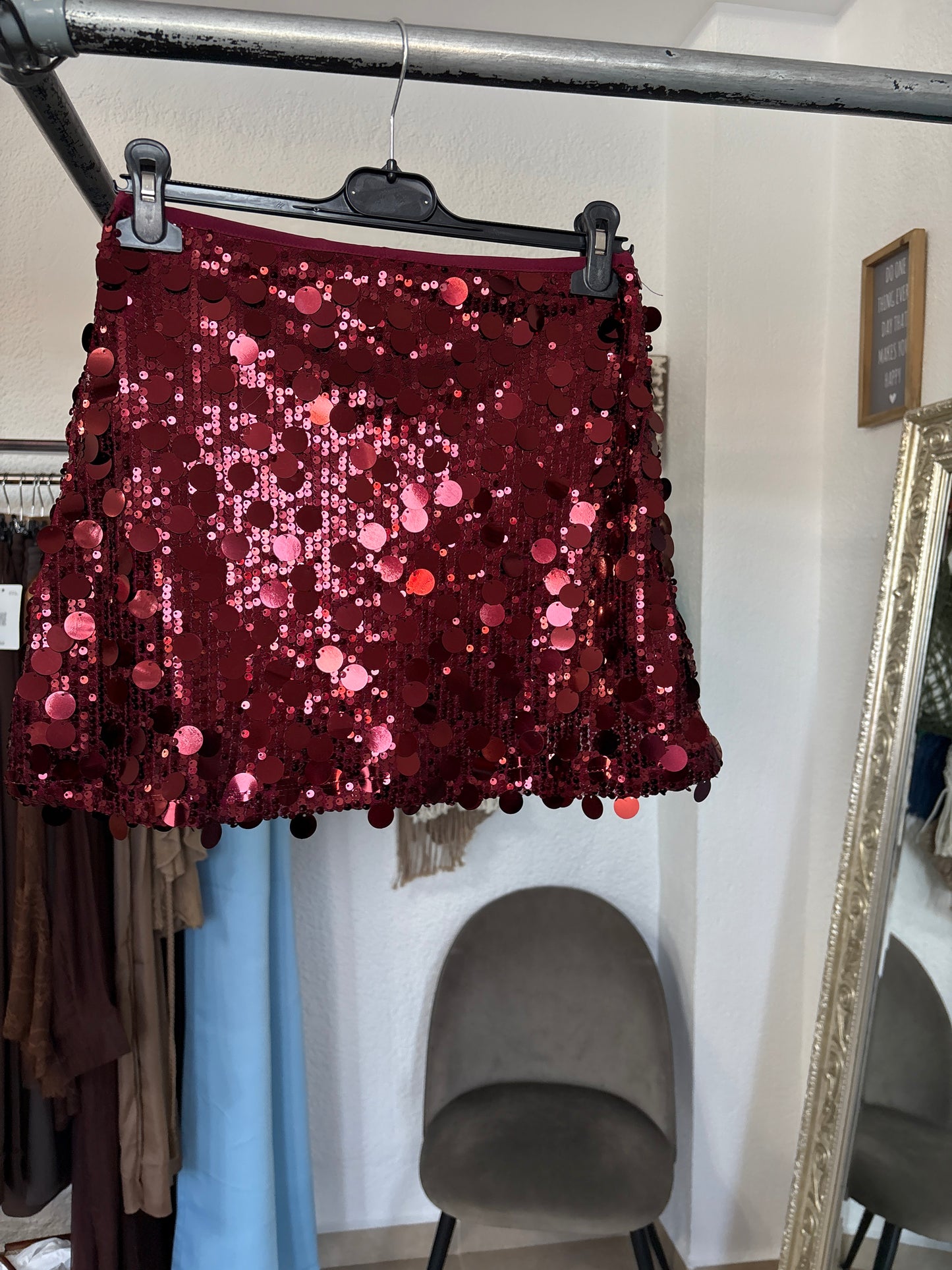 Sequin skort
