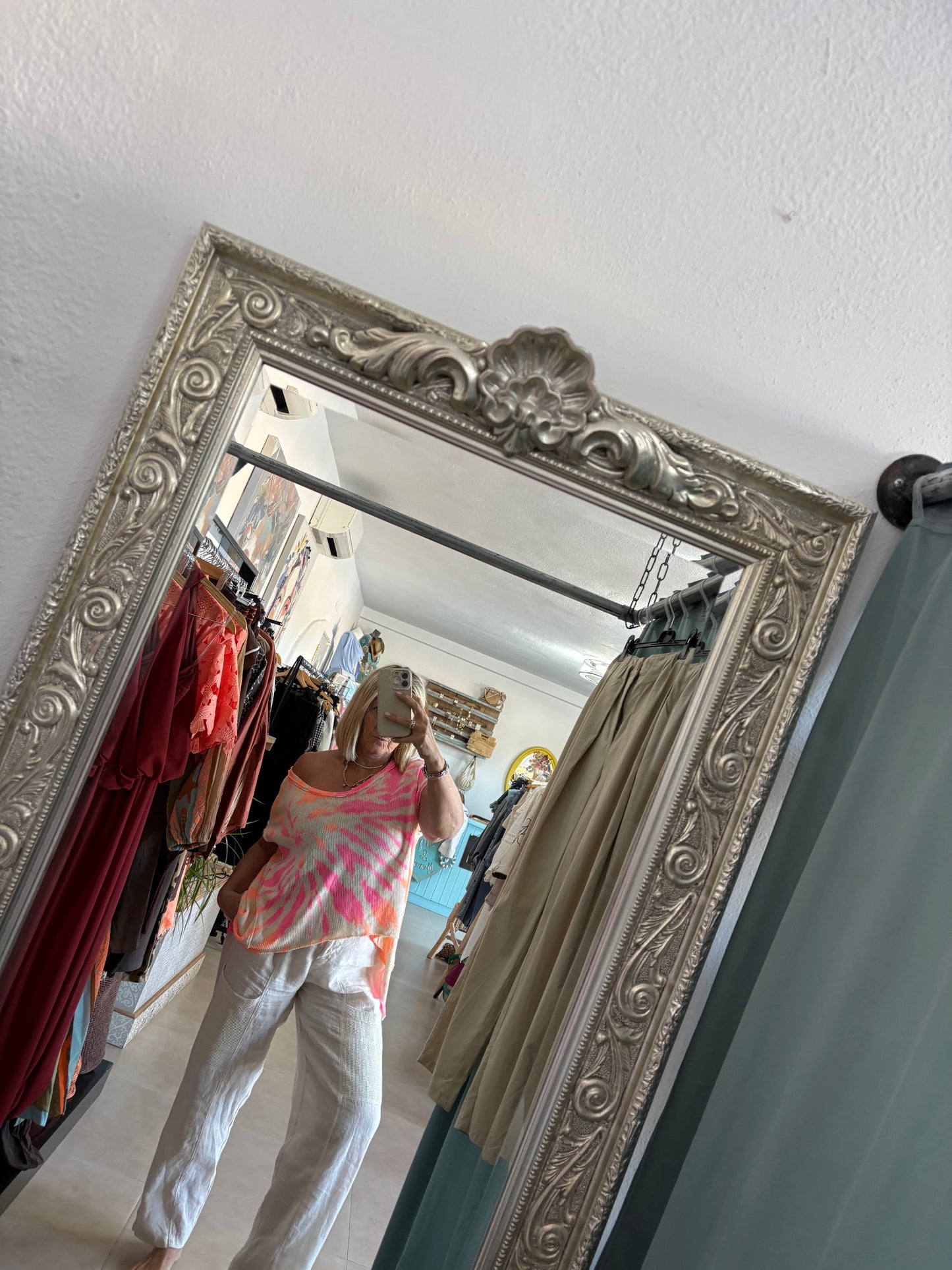 Tye die slouchy top