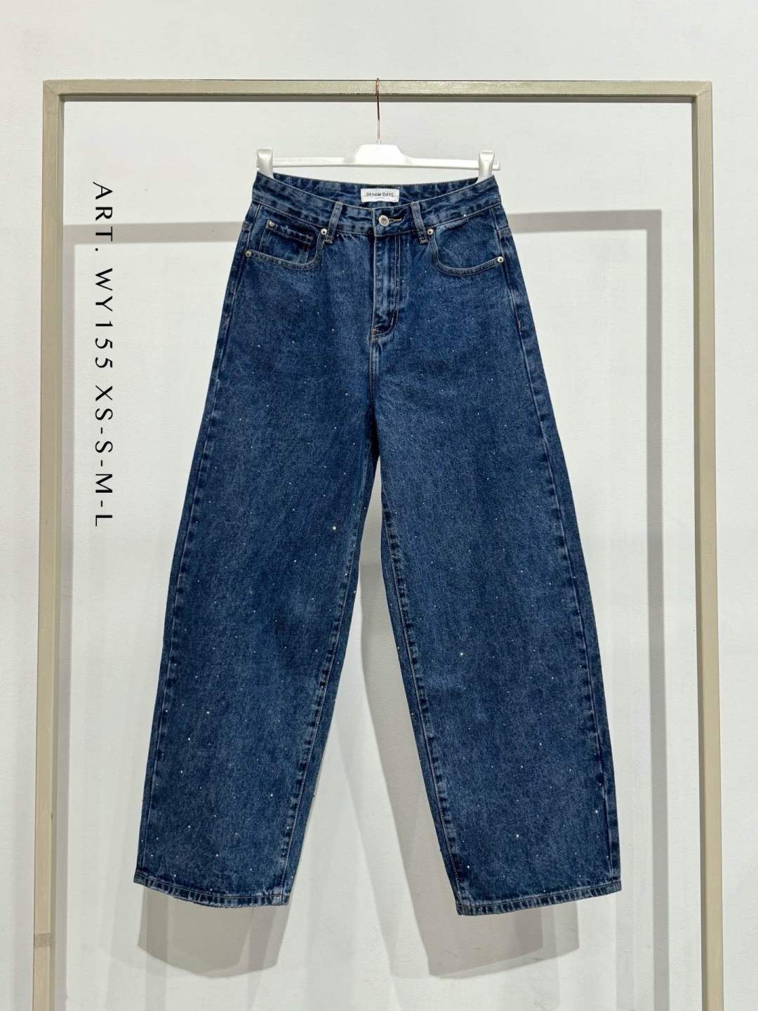 Sparkle Barrel Jeans