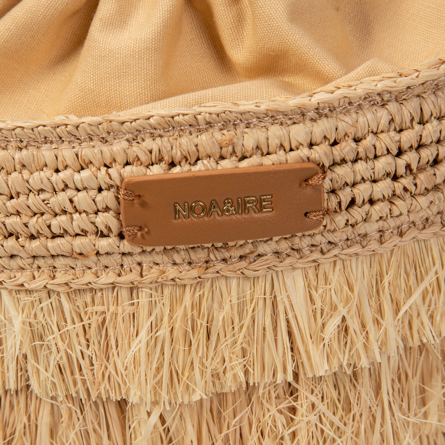 Raffia and bamboo cutie