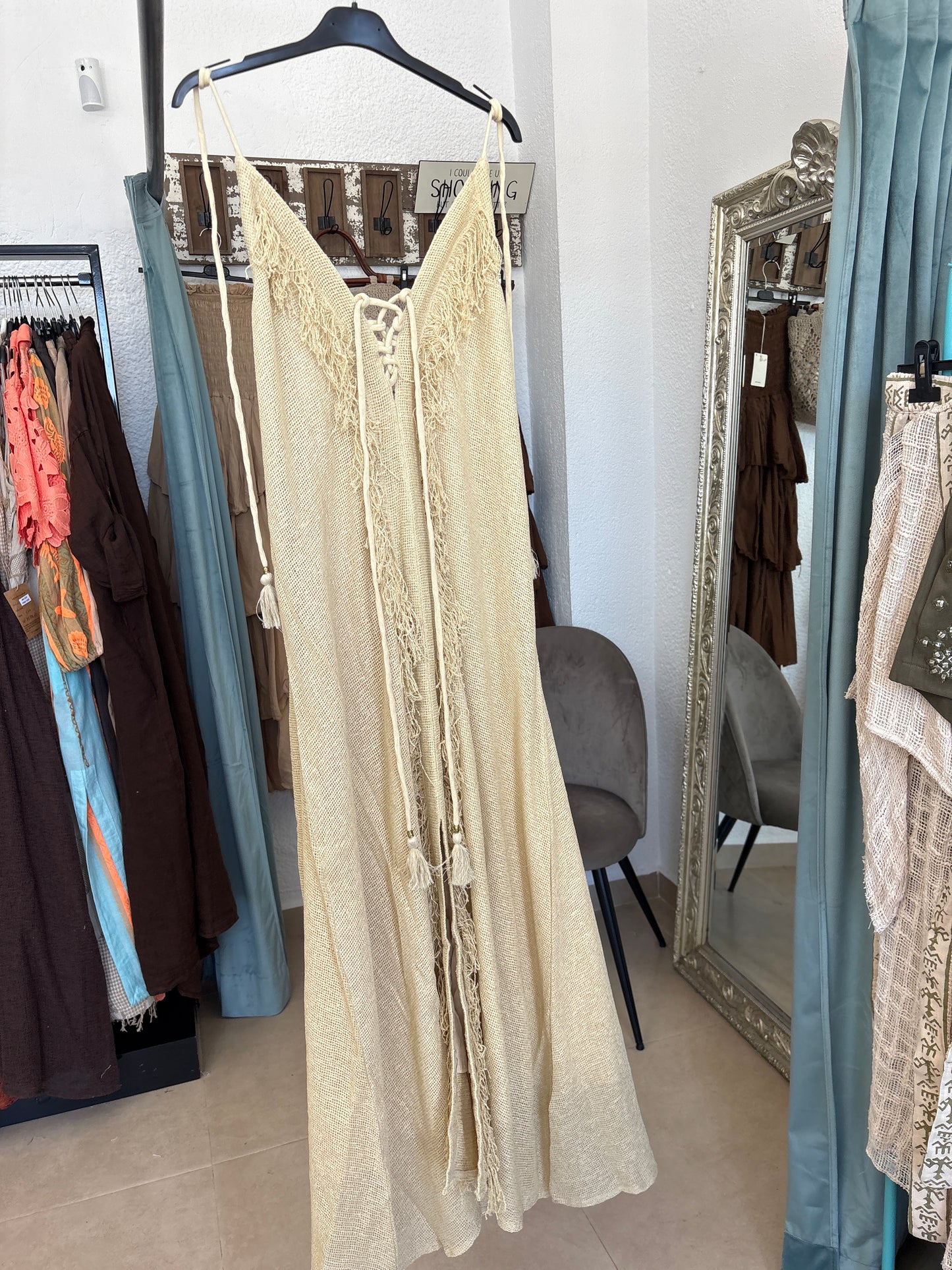 Boho halter dress