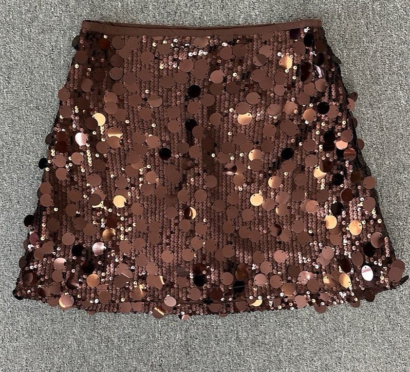 Sequin skort