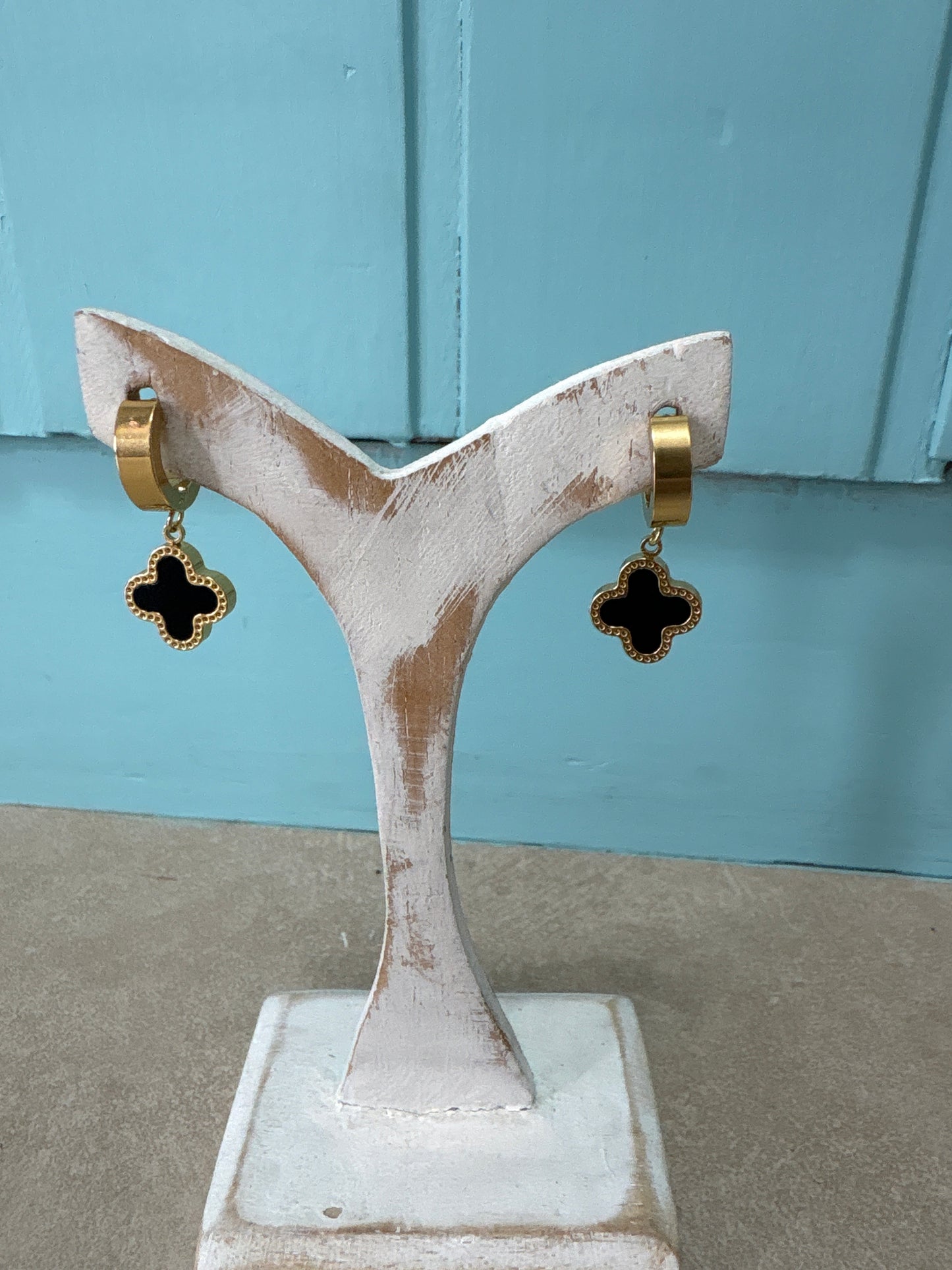 Clover Hoop Earrings
