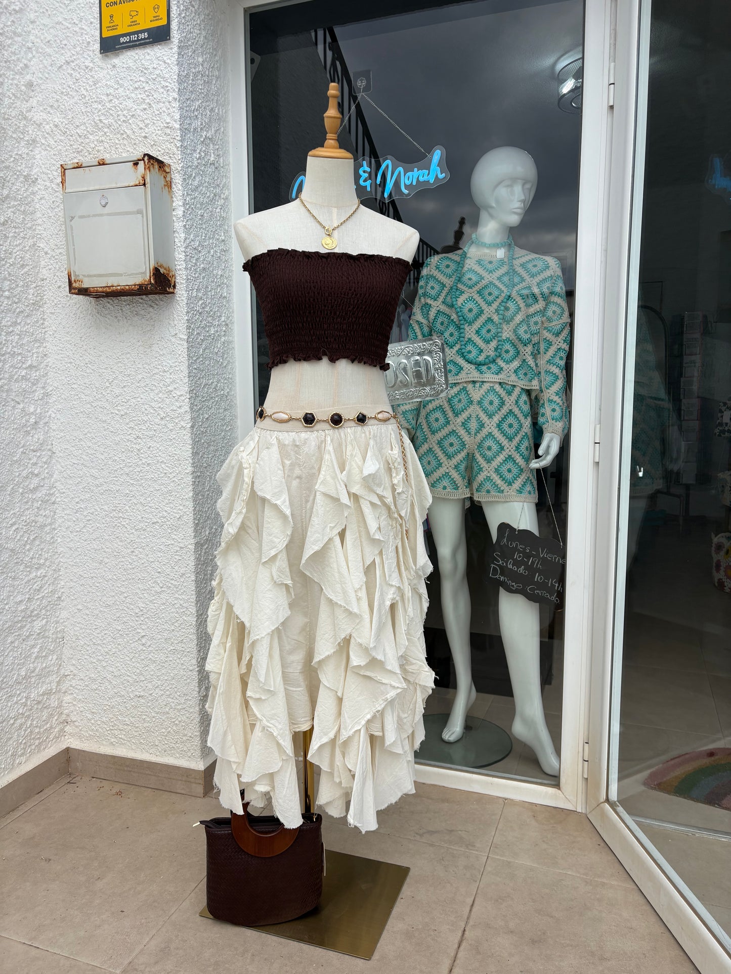 Cascading Ruffle Skirt