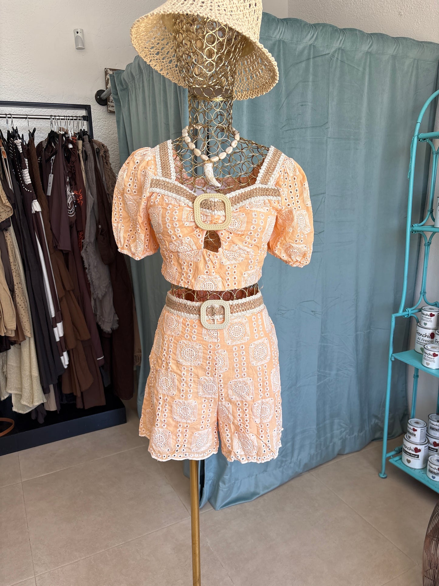 Broderie Anglaise Co-Ord Set