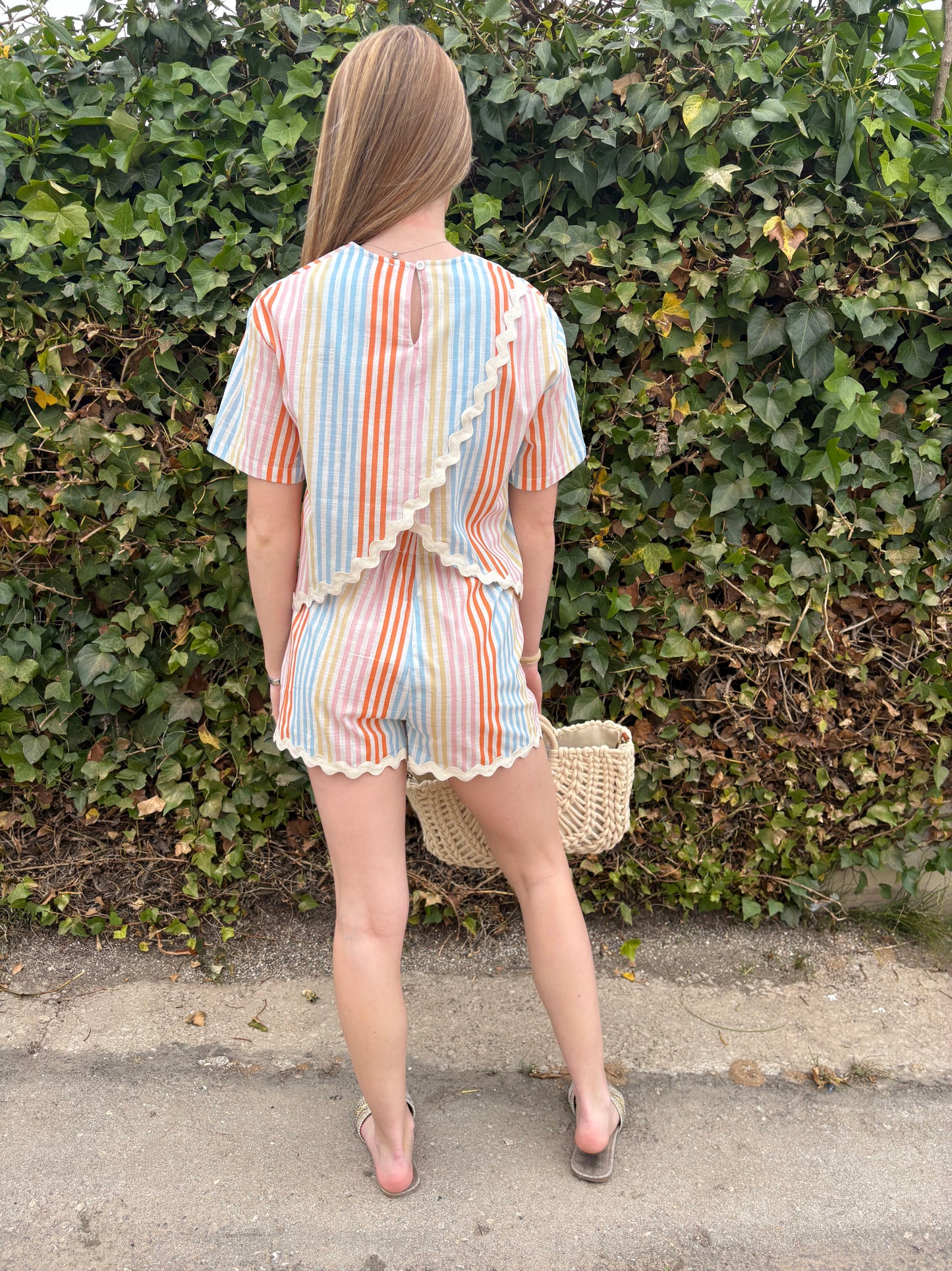 Stripes and waves shorts
