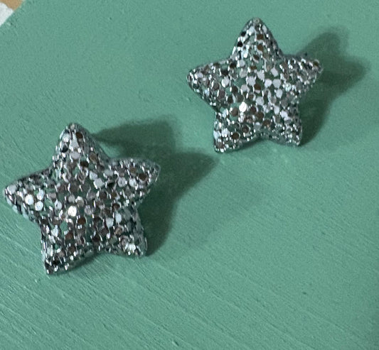 Sparkling star earrings