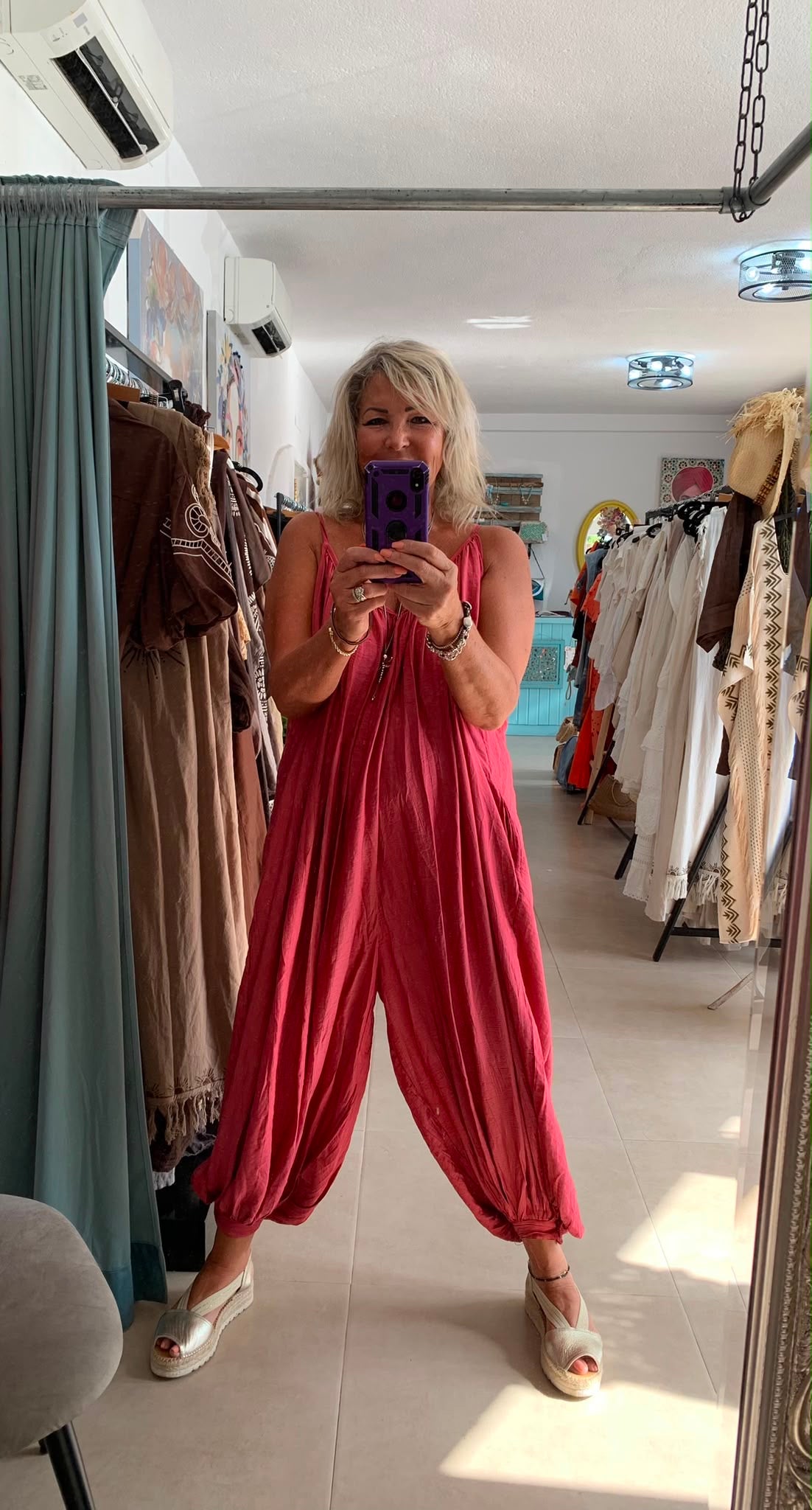 Cinched ankle Jumpsuit