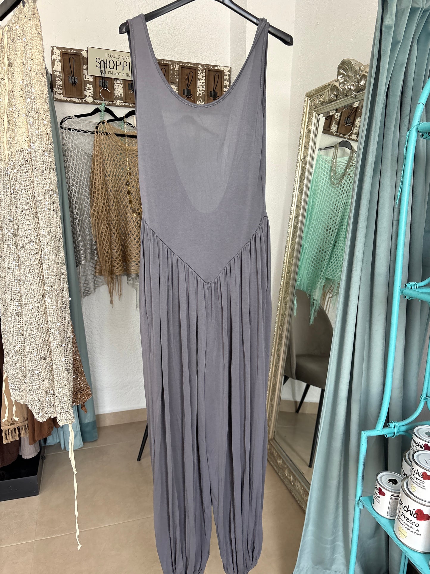 Backless jumpsuit