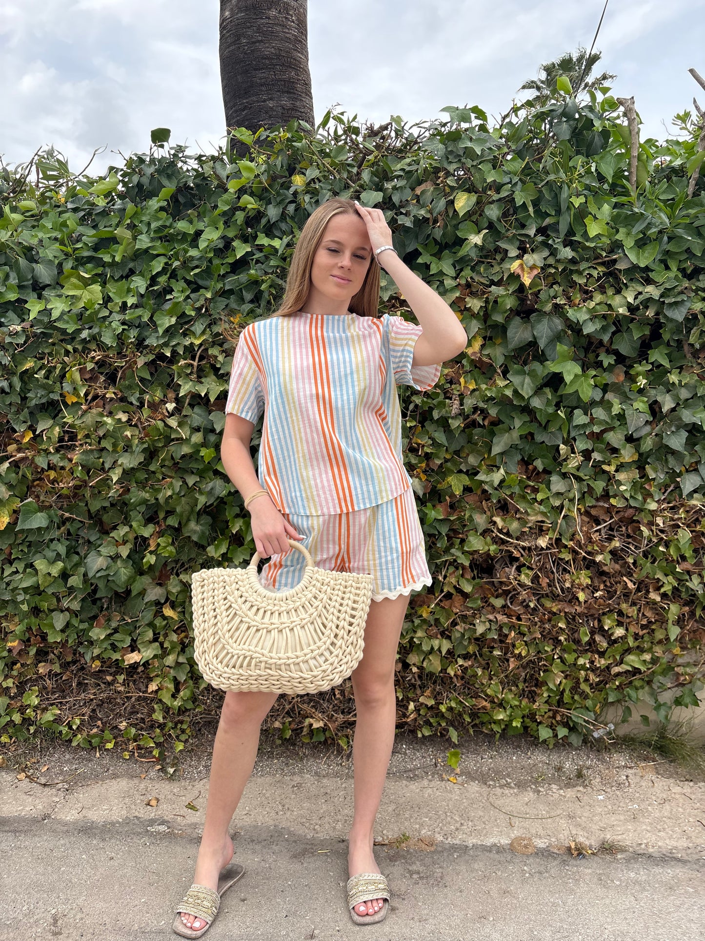 Stripes and waves shorts