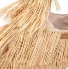 Raffia and tassels