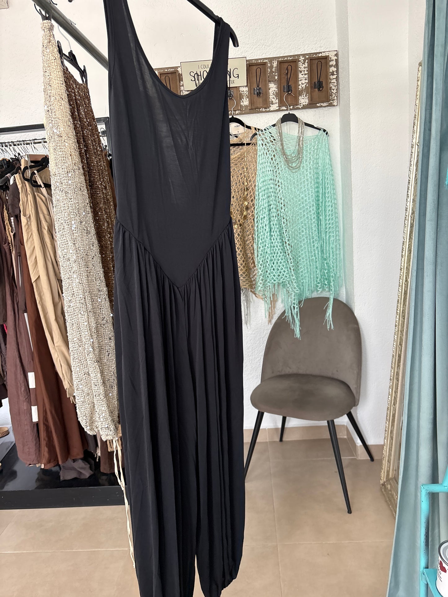 Backless jumpsuit