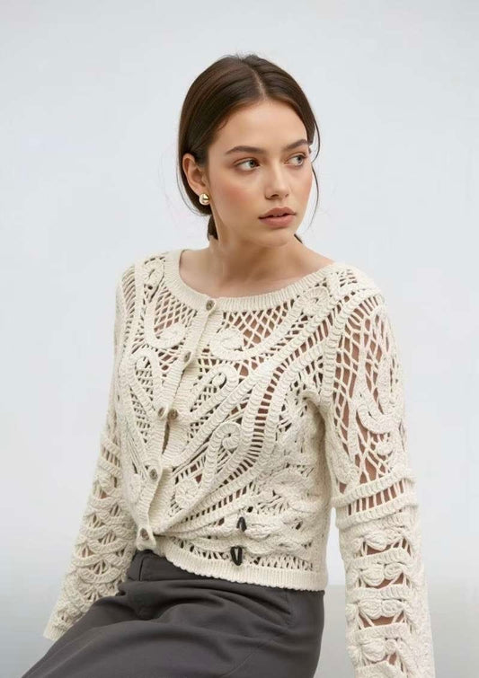 Crochet cardi