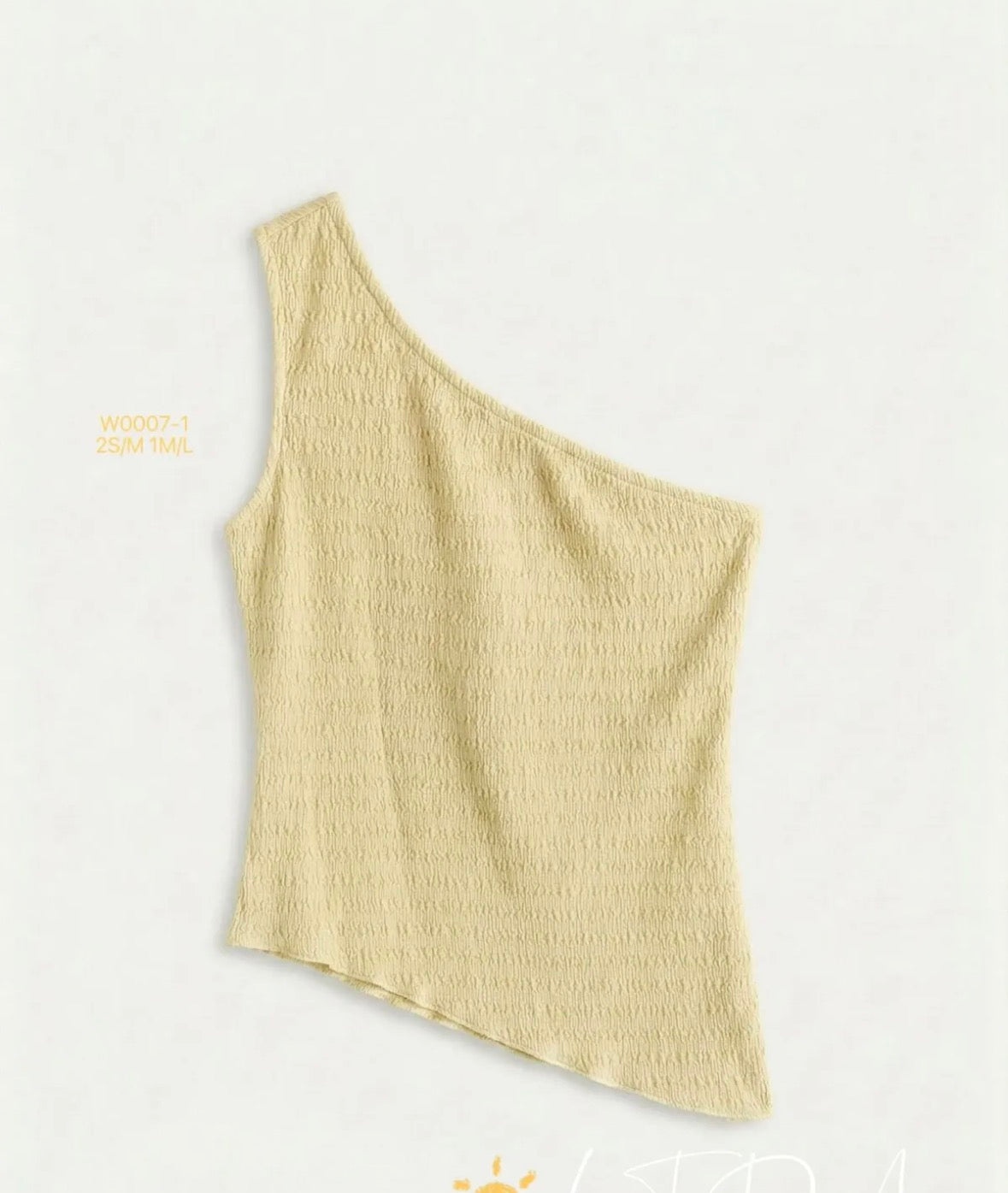 One shoulder Assymetrical top