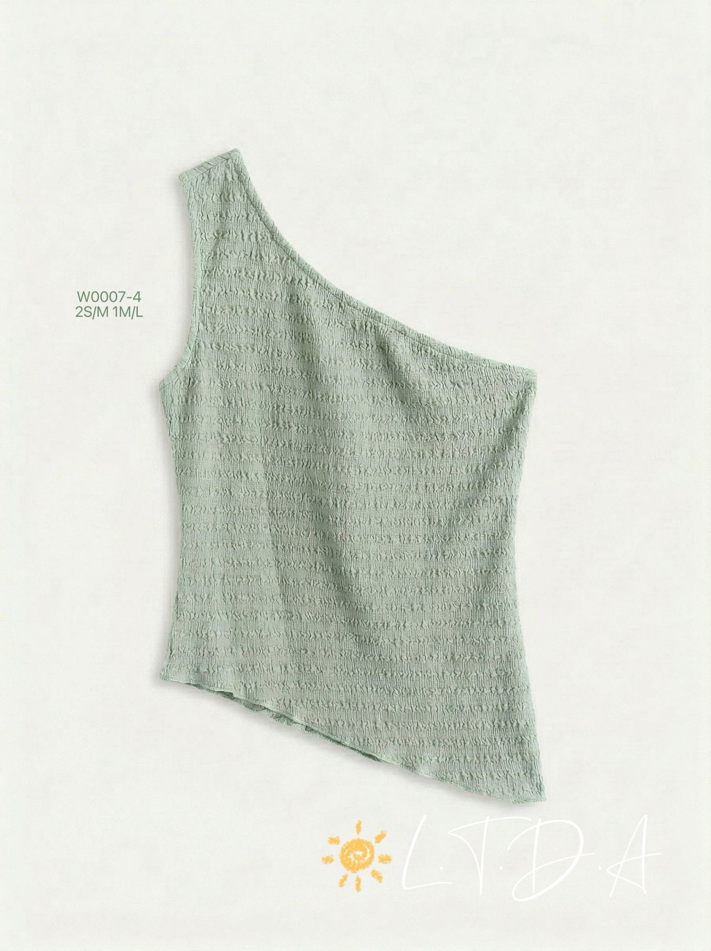 One shoulder Assymetrical top