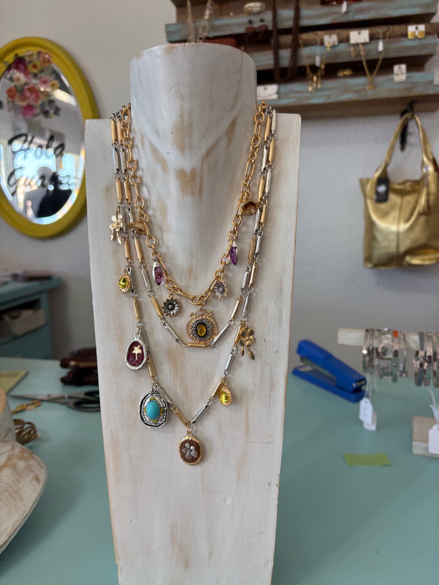 Layered necklace
