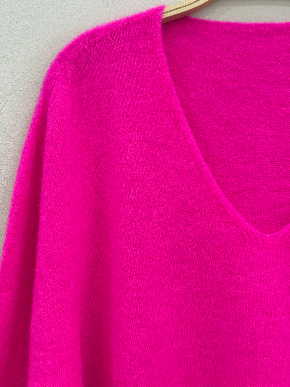 Relaxed V-Neck Knit | Alpaca Blend Jumper