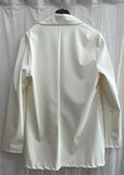 Cream Pleather box jacket